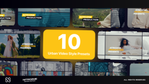 Videohive Urban Typography Vol. 01 Titles template preview