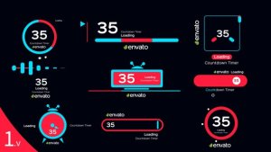 Videohive Countdown Timers Elements template preview