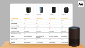 Videohive Table Pack Infographics template preview