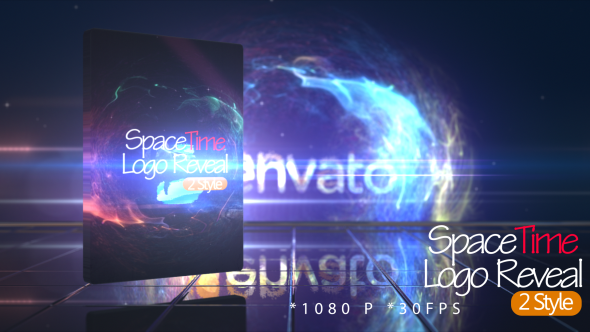 Videohive SpaceTime Logo Reveal Logo Stings template preview