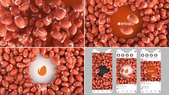 Videohive American Football Logo Stings template preview