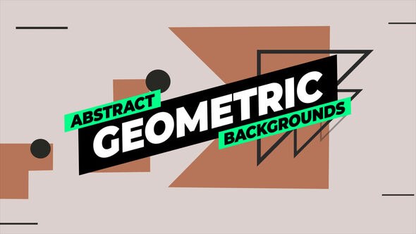Videohive Geometric Background 54561872 Elements template preview