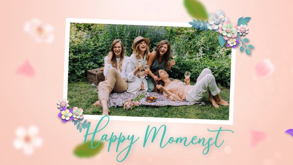 Videohive Hello Spring Slideshow Video Displays template preview