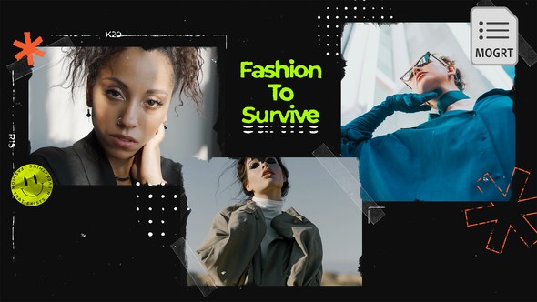 Cool Urban Fashion 4K | MOGRT Premiere Pro template preview