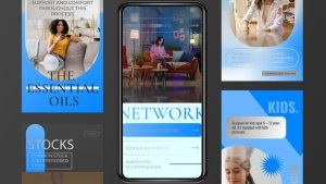 Videohive Freelance Agency Insta Stories Elements template preview