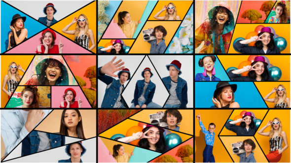 Videohive Creative Split Screen Openers template preview
