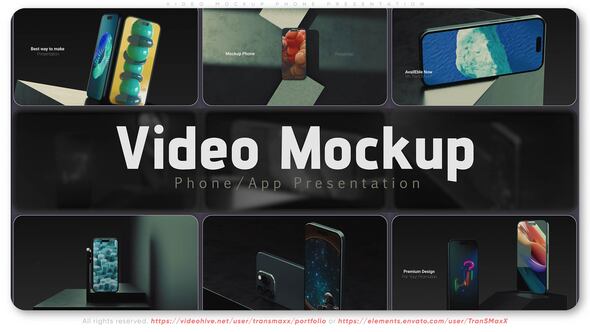 Videohive Video Mockup Phone Presentation Product Promo template preview