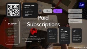 Videohive Paid Subscriptions Titles template preview