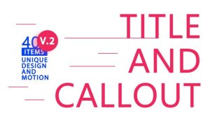 Videohive Minimal Title & Callout V.2 Titles template preview