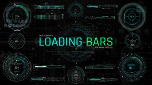 Videohive HUD Elements Loading Bars Elements template preview