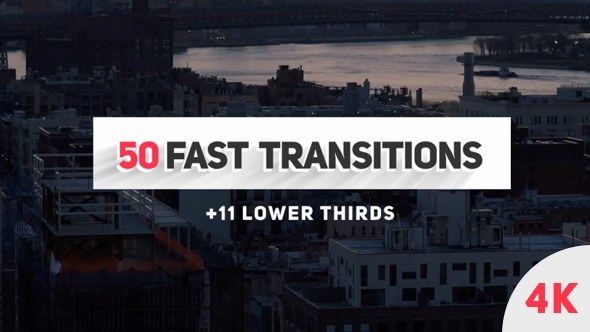 Fast Transitions Video Displays template preview