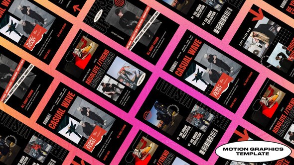 Preda Fashion Instagram Reels | Mogrt Premiere Pro template preview