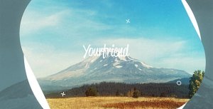 Upbeat Slideshow Video Displays template preview