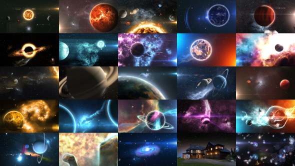 Videohive Solar System Massive Kit Openers template preview