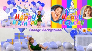 Birthday Girl Logo Stings template preview