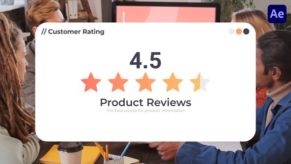 Videohive Rating & Reviews 57189202 Infographics template preview