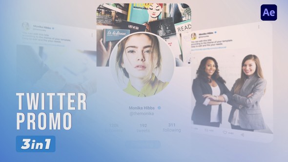 Videohive Twitter Promo | 3 in 1 Product Promo template preview