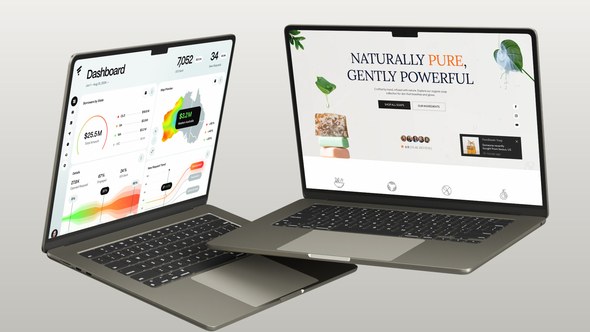Videohive Laptop Mockup Presentation 60909400 Product Promo template preview