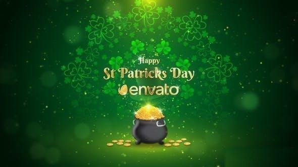 Videohive St Patrick's Day Greetings Openers template preview