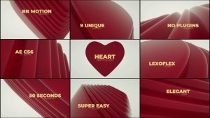 Videohive Heart - Opening Titles Titles template preview