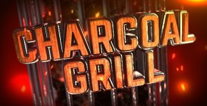 Charcoal Grill Logo Reveal Video Displays template preview