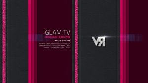 Glam TV - Broadcast Pack Pro Video Displays template preview