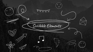 Videohive Scribble Elements 53745016 Elements template preview