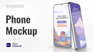 Videohive Mobile Phone Screen Mockup 60771116 Product Promo template preview