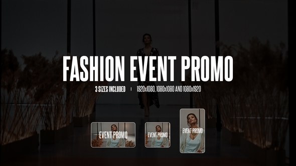 Videohive Fashion Event Promo 45935346 Video Displays template preview