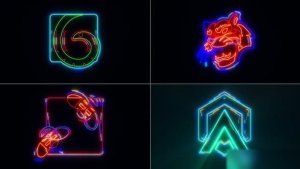 Videohive Neon Logo 40493294 Logo Stings template preview