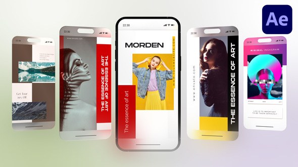 Videohive Instagram 02 Video Displays template preview