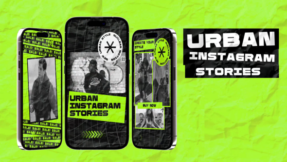 Videohive Urban Instagram Stories 55764967 Product Promo template preview