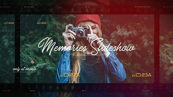 Videohive Memories Slideshow / Photo Album / Family and Friends / Travel and Journey Openers template preview