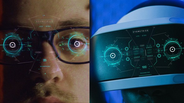 Videohive HUD Biometrics Finger Prints Elements template preview