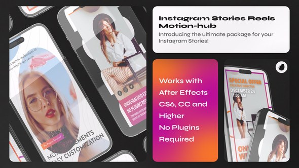 Videohive Instagram Vertical Fashion Reel Warm Orange Product Promo template preview