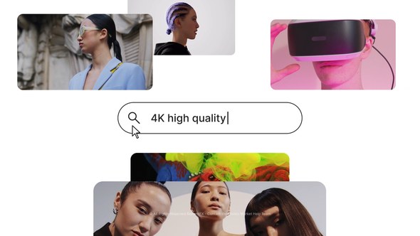 Search Bar Logo Premiere Pro template preview