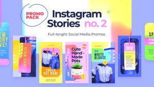 Instagram Stories Promos no. 2 Video Displays template preview