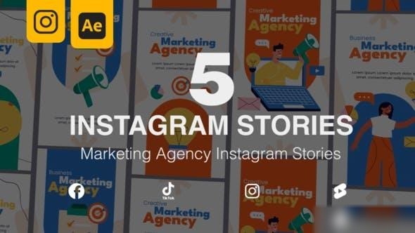 Videohive Marketing Agency Instagram Stories 47252916 Openers template preview