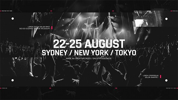 Videohive Music Event Promo / Party Invitation / EDM Festival / Night Club / DJ Performance Openers template preview