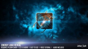 Energy Logo Reveal Video Displays template preview