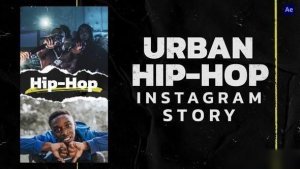 Videohive Urban Hip-Hop Story & Reels Openers template preview