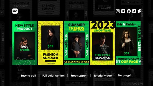 Videohive Fashion Instagram Reels 43570040 Product Promo template preview