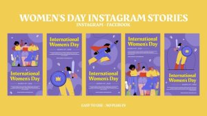 Videohive Women Day Instagram Stories Openers template preview