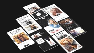 Elegant Instagram Story Video Displays template preview
