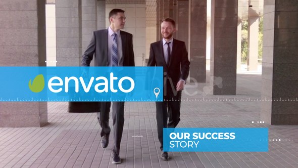 Videohive Modern Corporate Timeline Video Displays template preview