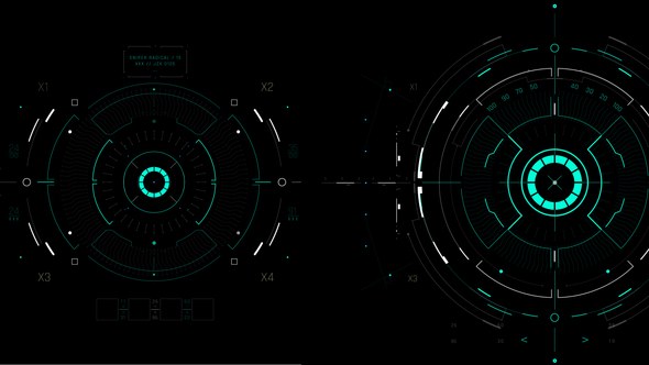 Videohive HUD UI Game Target 2 Elements template preview
