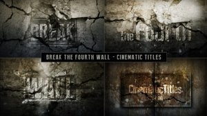 Videohive Cinematic Titles - Breaking The Fourth Wall Openers template preview
