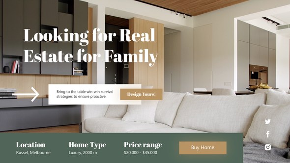 Videohive Real Estate Video Display After Effect Template Product Promo template preview
