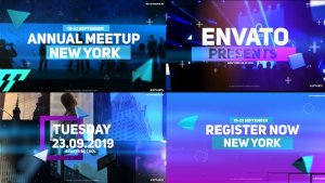 Event Opener Video Displays template preview