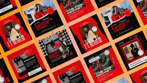 Videohive Bardow Hypebeast Instagram Posts Product Promo template preview
